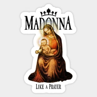 wrong madona Sticker